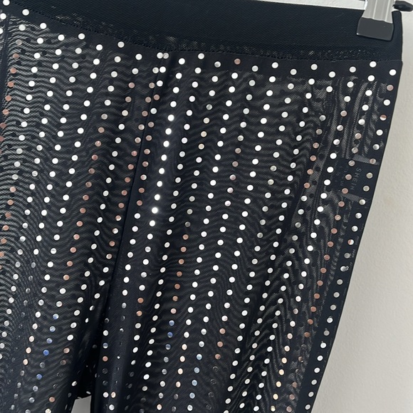 Sparkly flared mesh pants. Festival vibes. - Picture 4 of 8